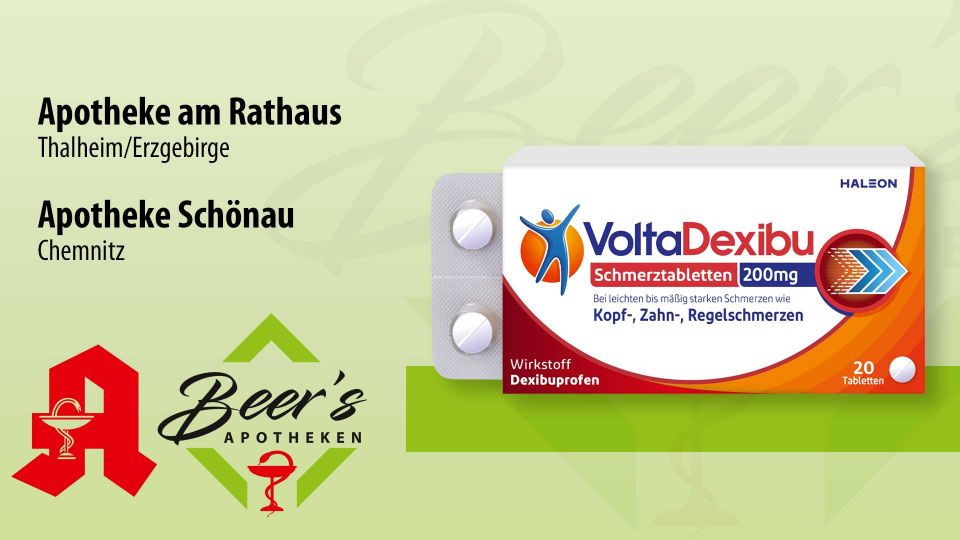 VoltaDexibu 200 mg, 20 Schmerztabletten