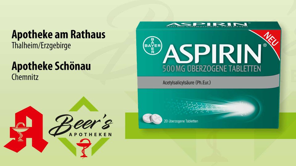 Aspirin® 500 mg, 20 Tabletten