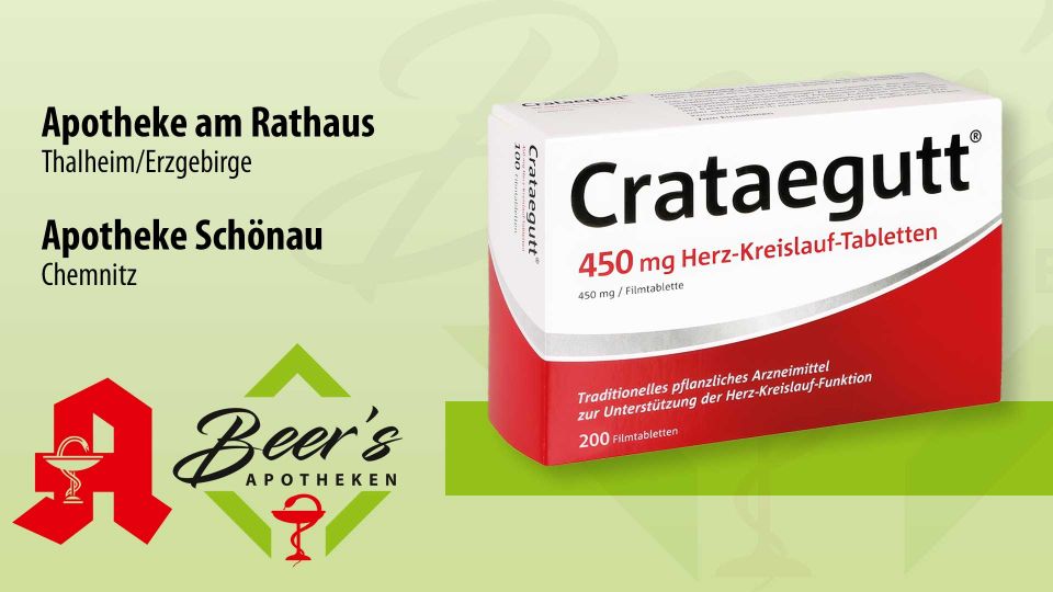 Crataegutt® 450 mg Herz & Kreislauf, 200 Tabletten