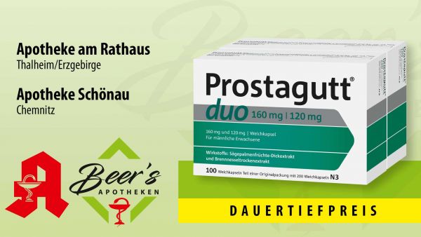Prostagutt® duo 160mg/120mg, 200 Weichkapseln