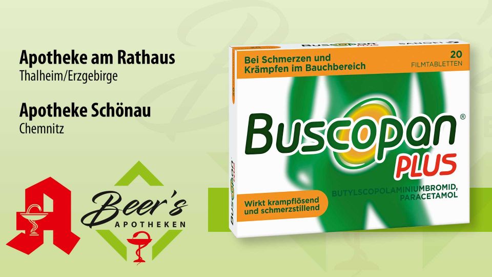 Buscopan® plus, 20 Filmtabletten