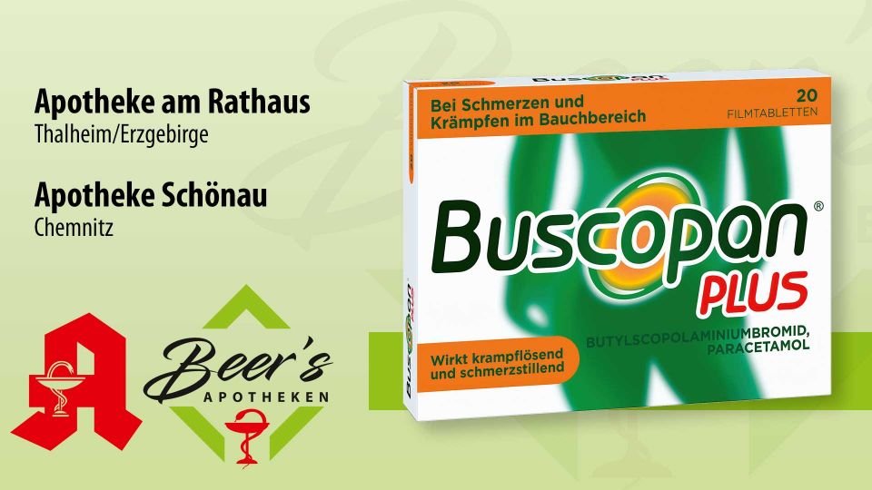 Buscopan® plus, 20 Filmtabletten