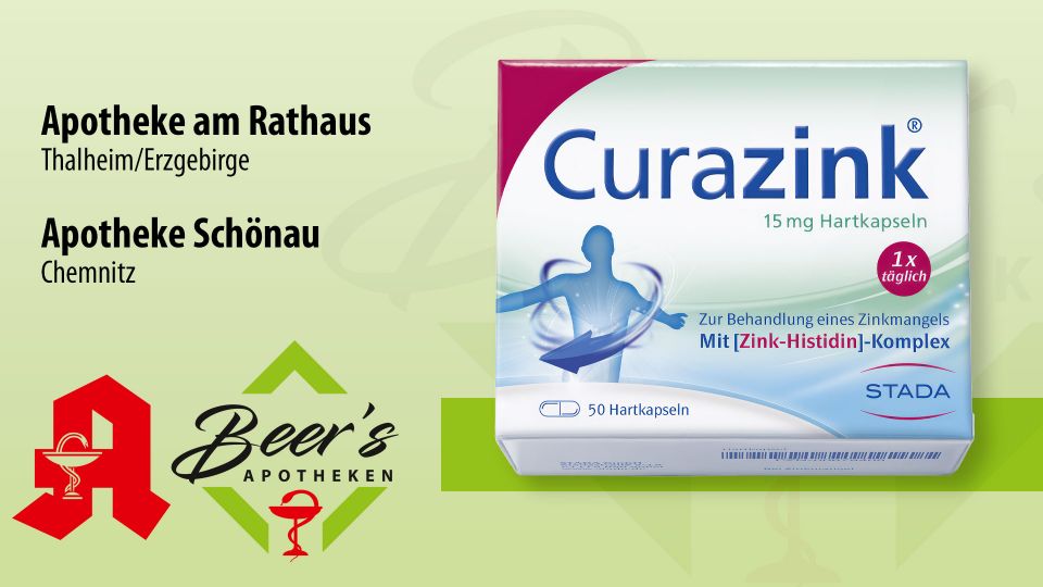 CuraZink® 15 mg, 50 Hartkapseln