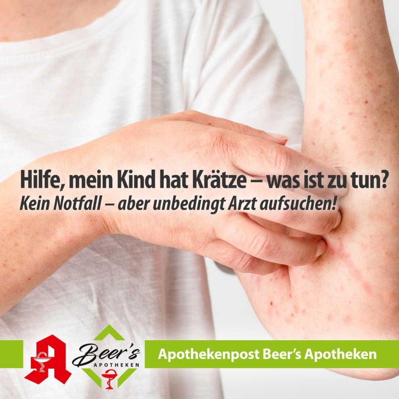 Hilfe, mein Kind hat Krätze!