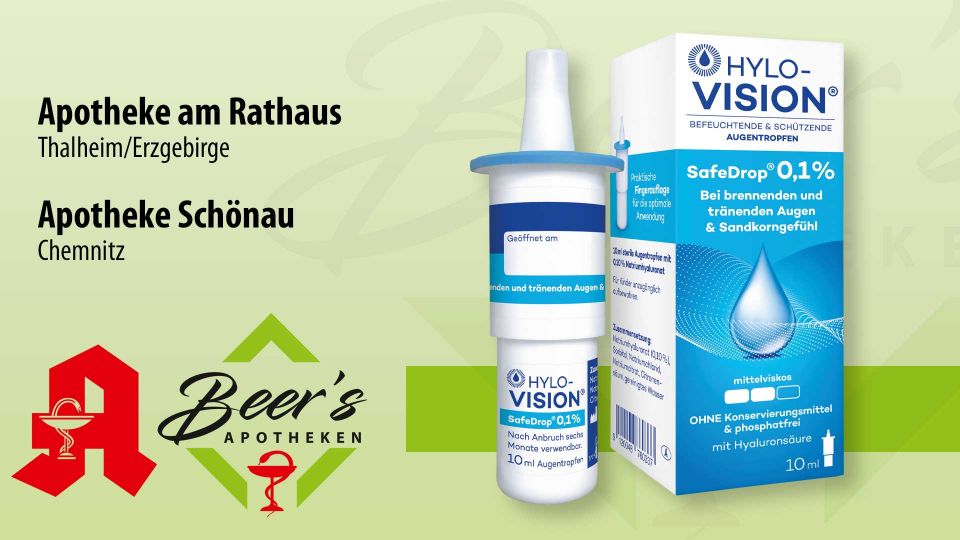 Hylo-Vision® Safedrop 0,1%, Augentropfen 10 ml