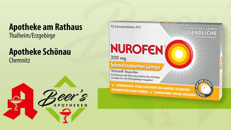 Nurofen® 200 mg, 12 Schmelztabletten