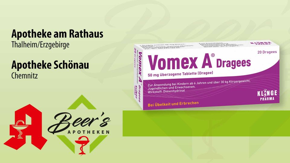 Vomex A® Dragees, 20 Dragees