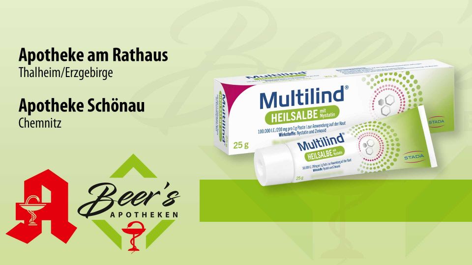 Multilind® Heilsalbe mit Nystatin, Tube 25 g