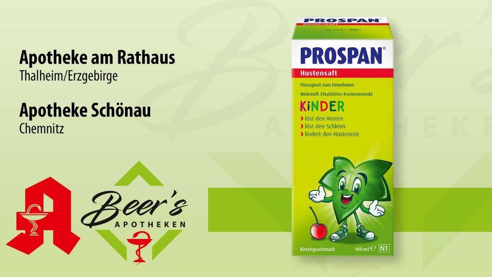 Prospan® Hustensaft für Kinder, 100 ml, Kirschgeschmack