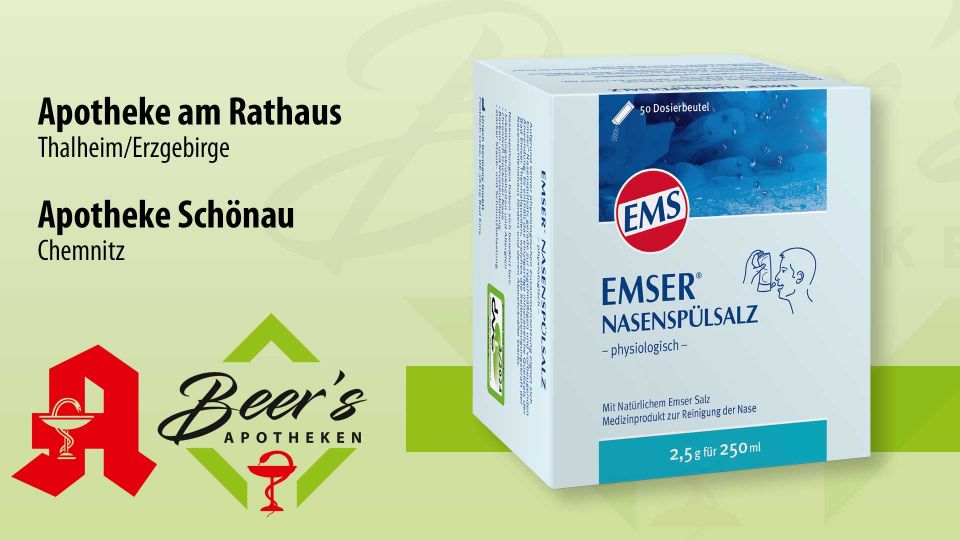 Emser® Nasenspülsalz physiologisch, 50 Dosierbeutel