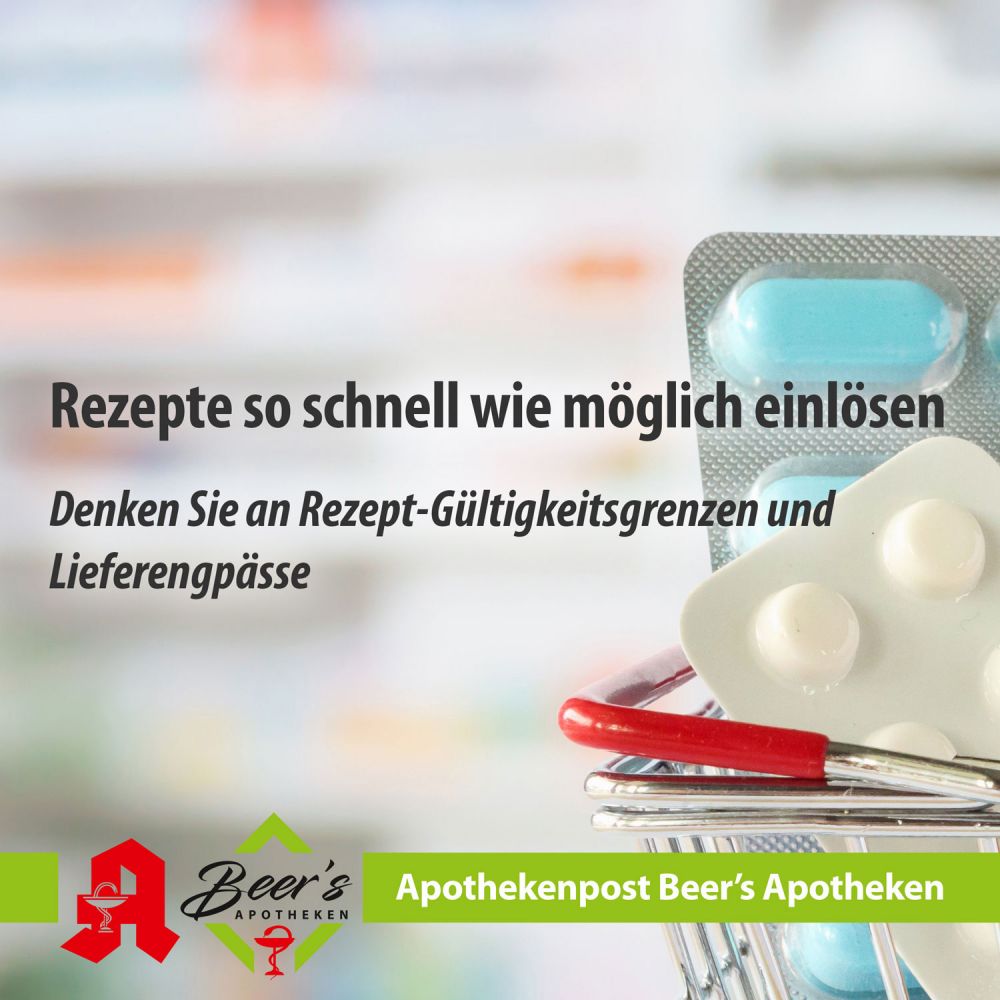Rezept-Gültigkeit oder Lieferengpässe