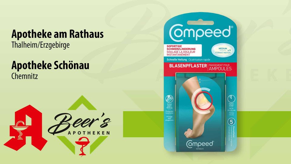 Compeed® Blasenpflaster, medium, 5 Stück