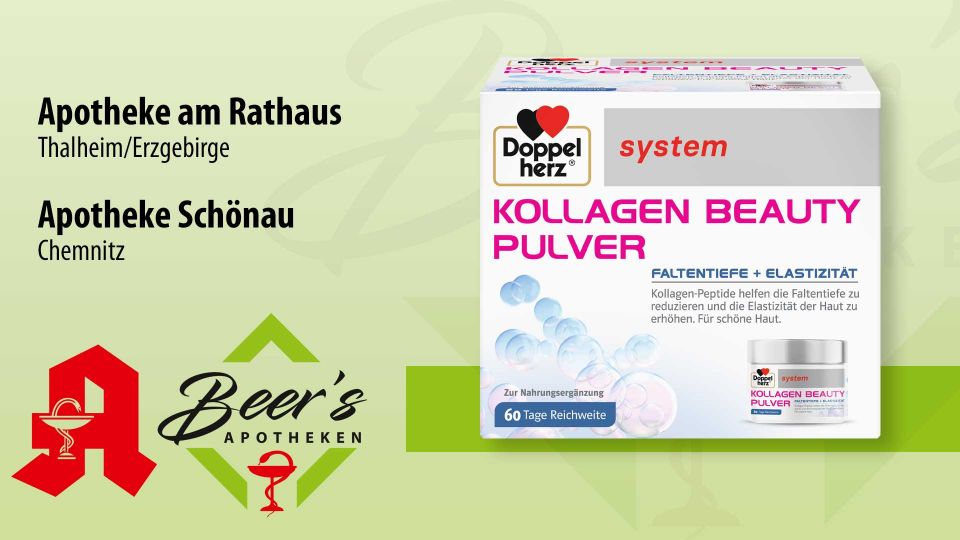 Doppelherz System Kollagen Beauty, Pulver 150 g