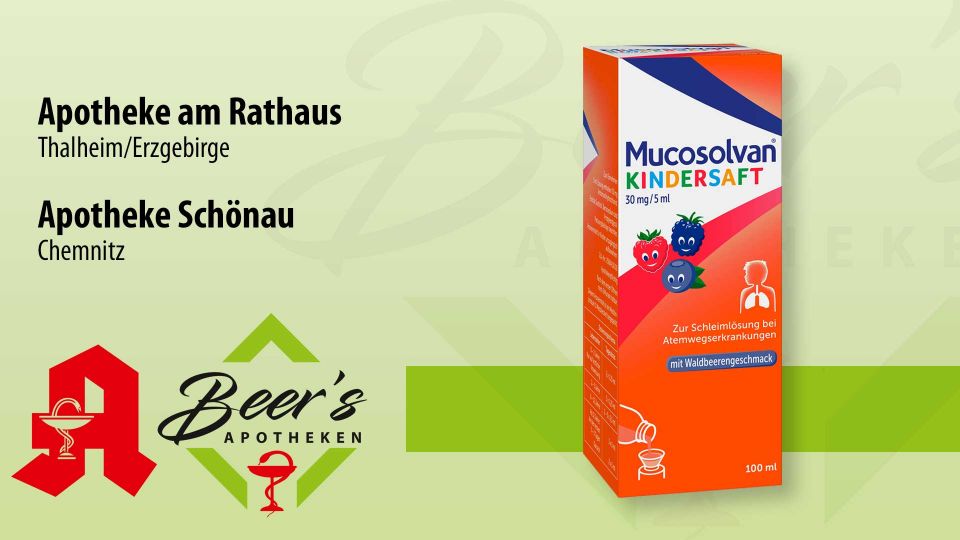 Mucosolvan® Kindersaft, Flasche 100 ml