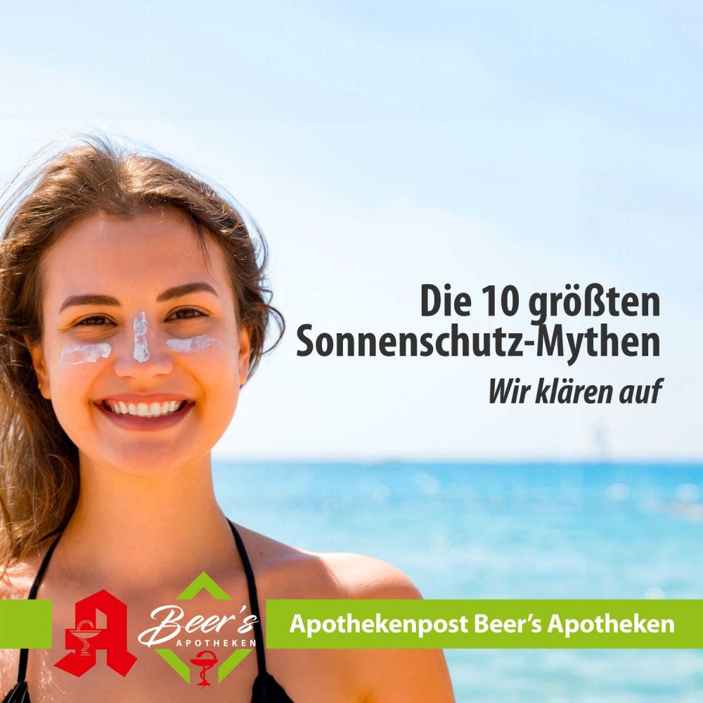 Die 10 größten  Sonnenschutz-Mythen
