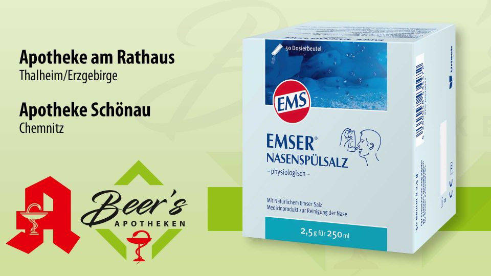 Emser® Nasenspülsalz physiologisch, 50 Dosierbeutel