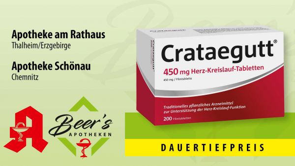 Crataegutt® 450 mg, 200 Filmtabletten