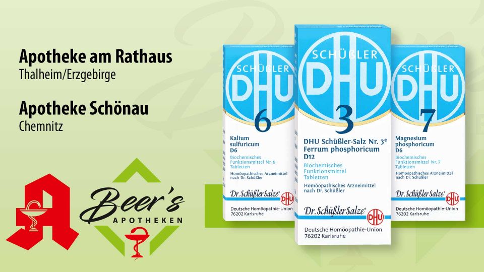 DHU Schüßler Salze, je 80 Tabletten