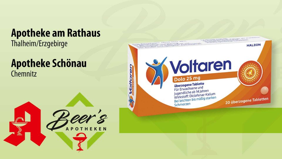Voltaren Dolo 25 mg, 20 Tabletten