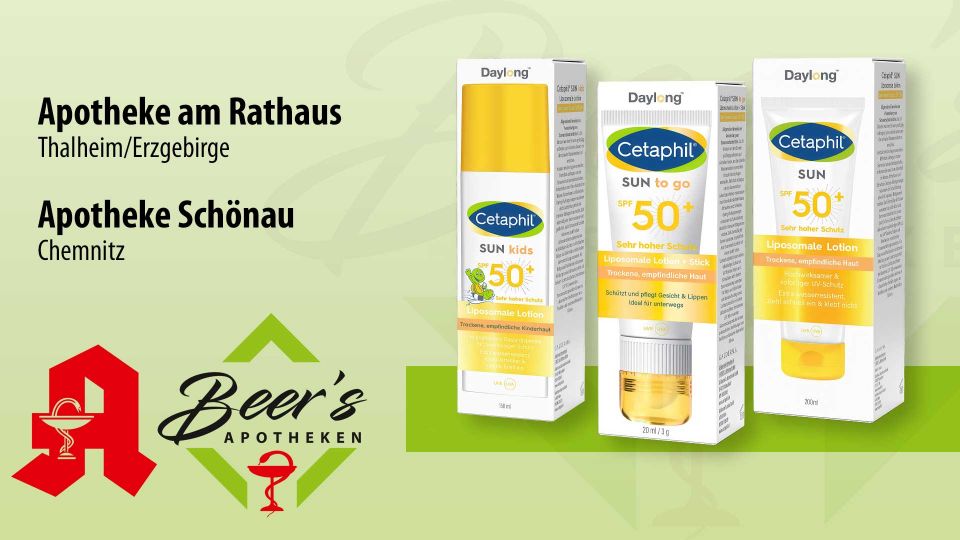 Cetaphil® Sun, verfügbares Produktsortiment