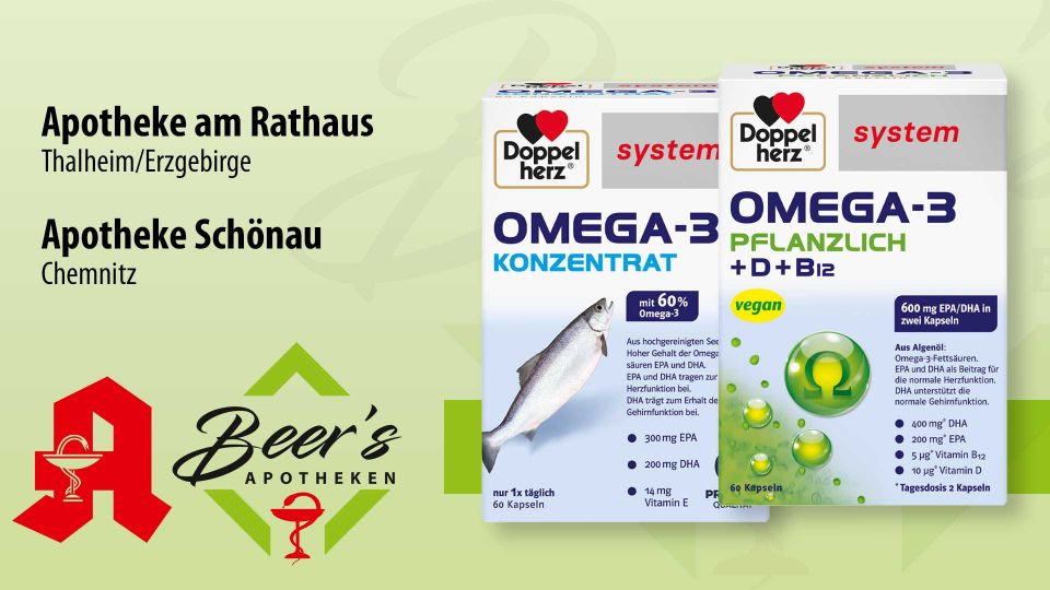 Doppelherz Omega 3 60 Kapseln (beide)