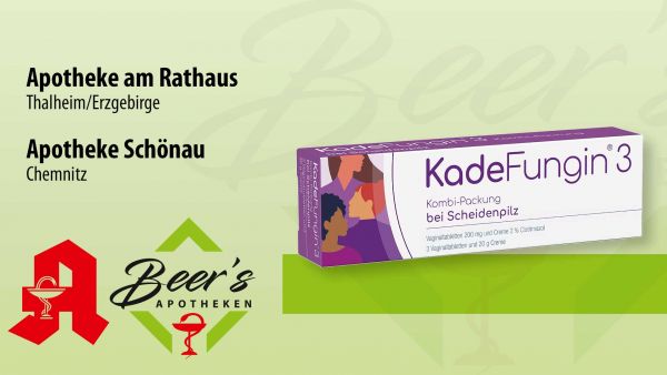 Kadefungin® 3 Kombipackung, 3 Vaginaltabletten & 20 g Creme