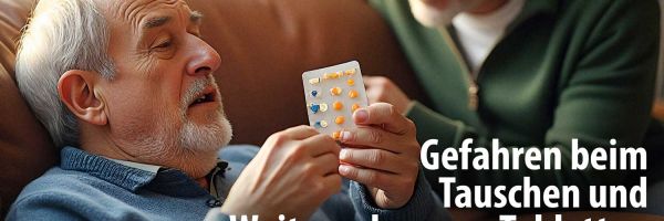 Gefahren beim Tauschen und  Weitergeben von Tabletten – Hier droht Lebensgefahr!