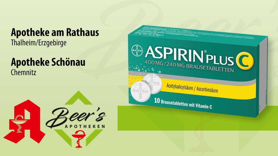 Aspirin® plus C, 10 Brausetabletten