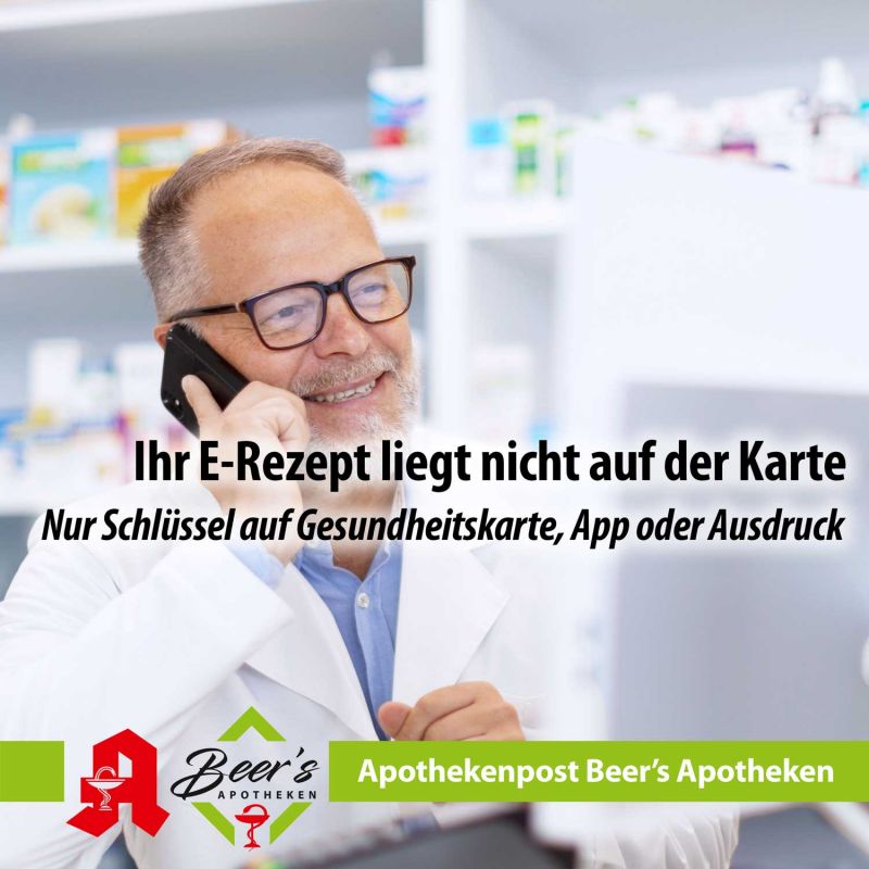 Das E‑Rezept liegt nicht auf Ihrer Karte