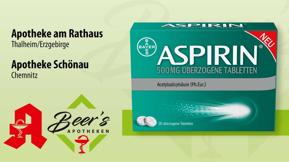 Aspirin® 500 mg 20 Tabletten