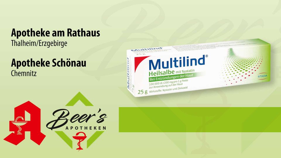 Multilind® Heilsalbe mit Nystatin, Tube 25 g