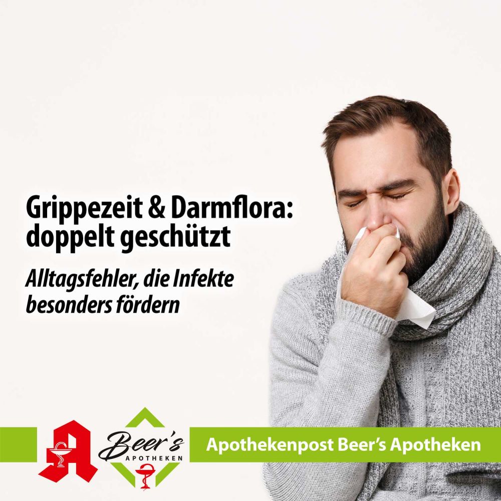 Grippezeit & Darmflora: doppelt geschützt