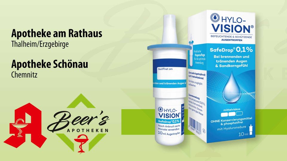 Hylo-Vision® Safedrop 0,1%, Augentropfen 10 ml