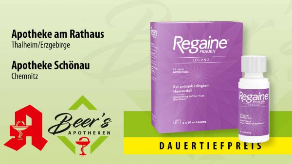 Regaine® Frauen Lösung, 3 x 60 ml