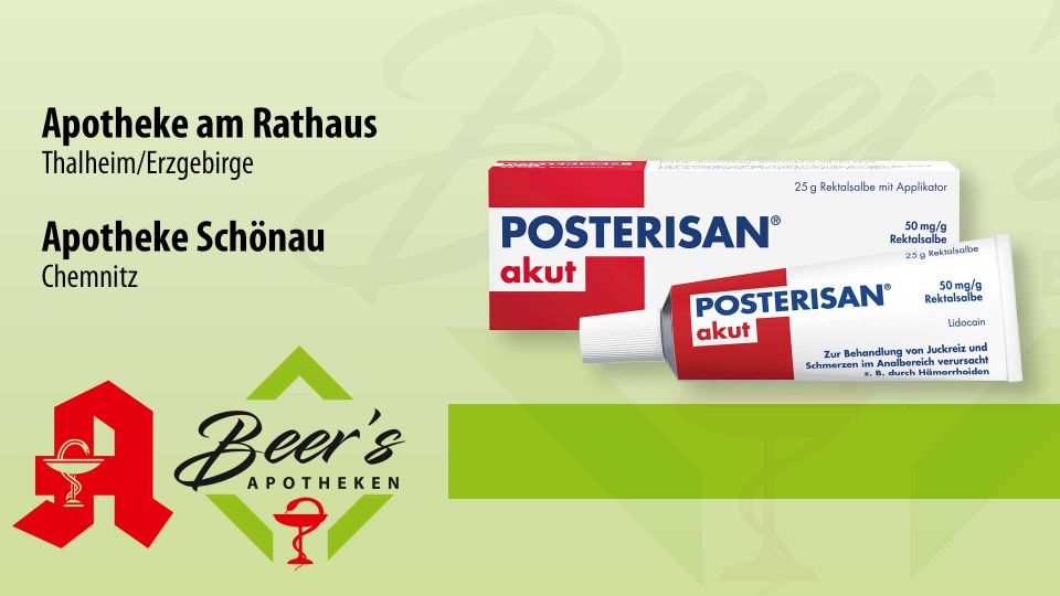 Posterisan® akut 50 mg/g, Rektalsalbe 25 g